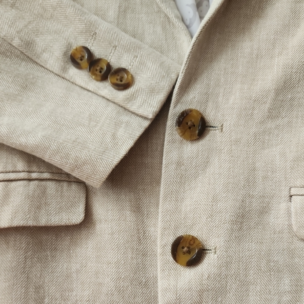 Appaman Boys Linen Blend Suit Size 6 + Blush Suspenders | Wedding, Easter - Picture 6 of 15
